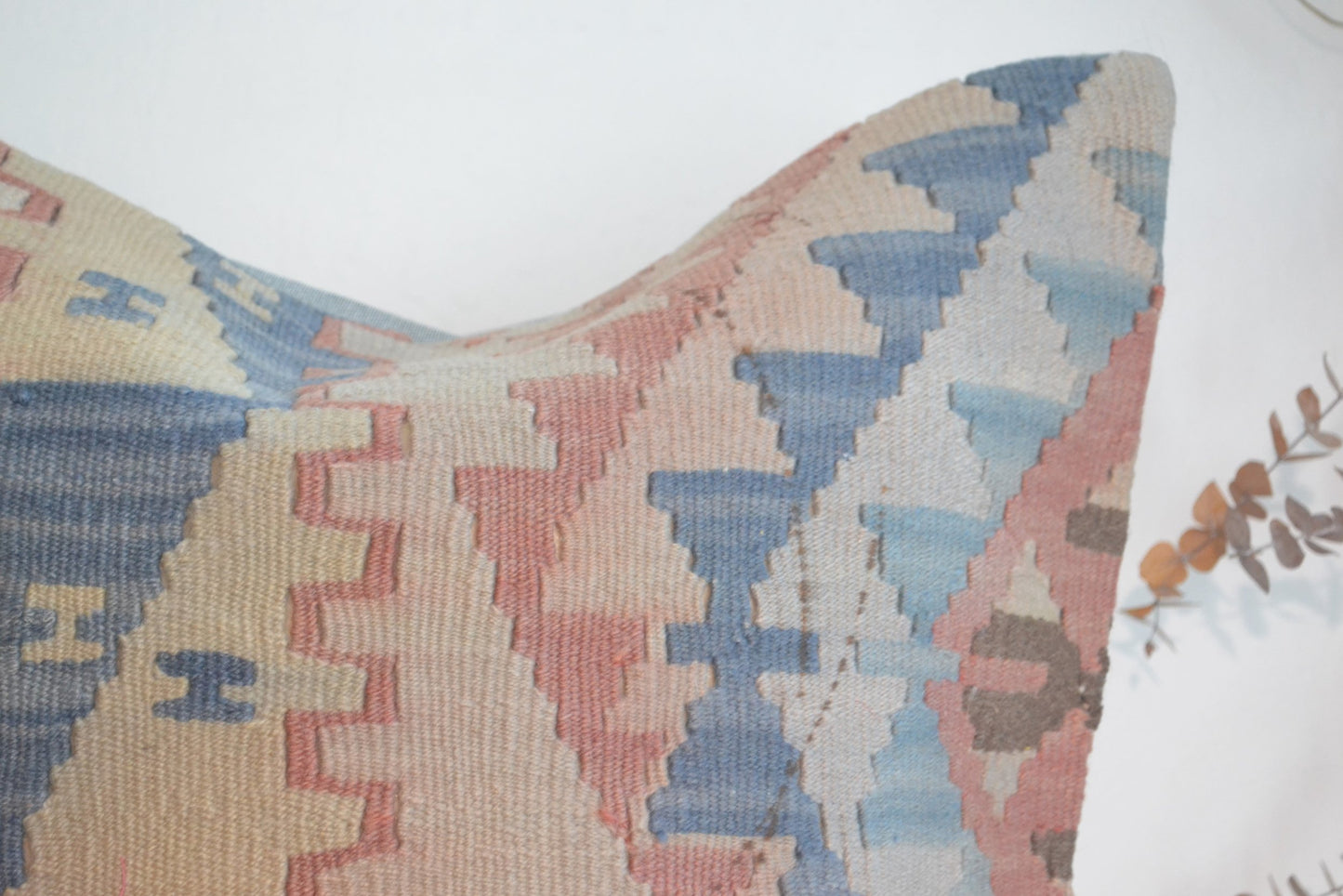 Coussin Kilim - Corail