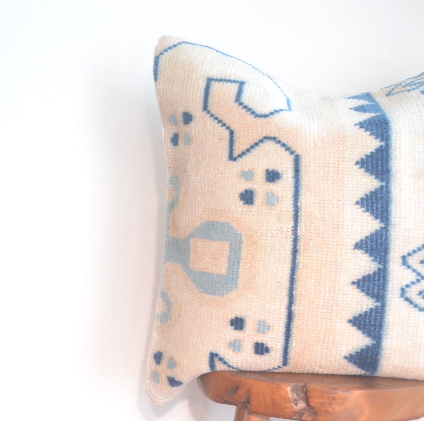 Coussin Kilim - Corail