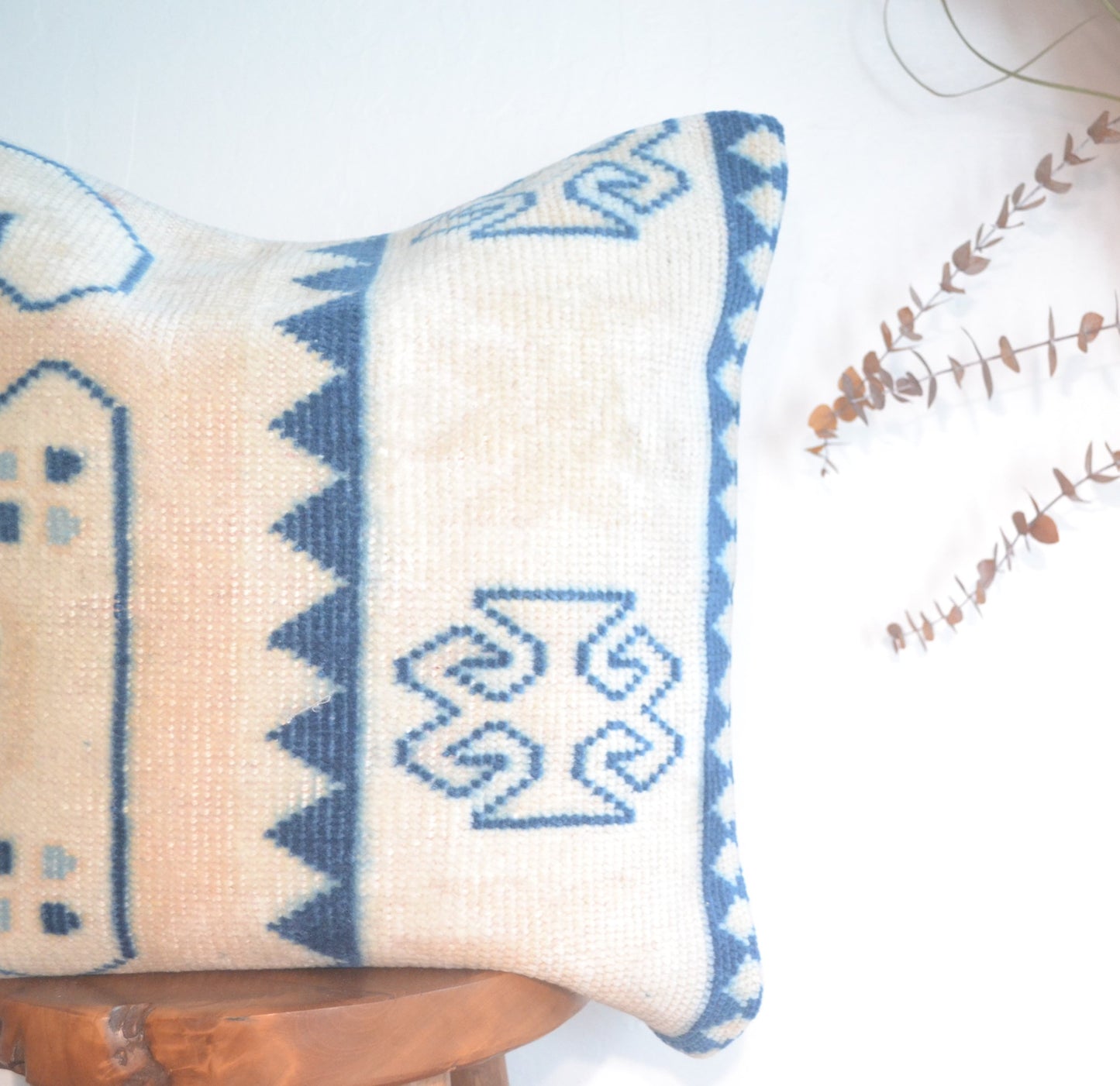 Coussin Kilim - Corail