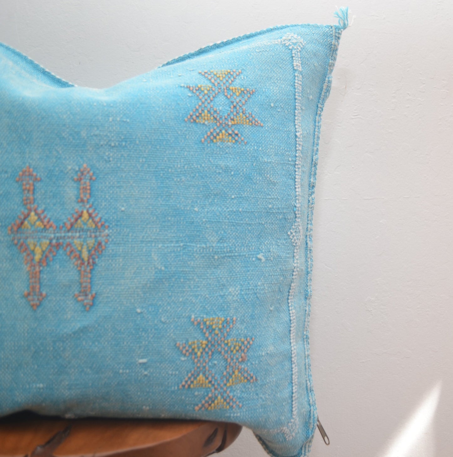 Sabra Silk Pillow - Artic