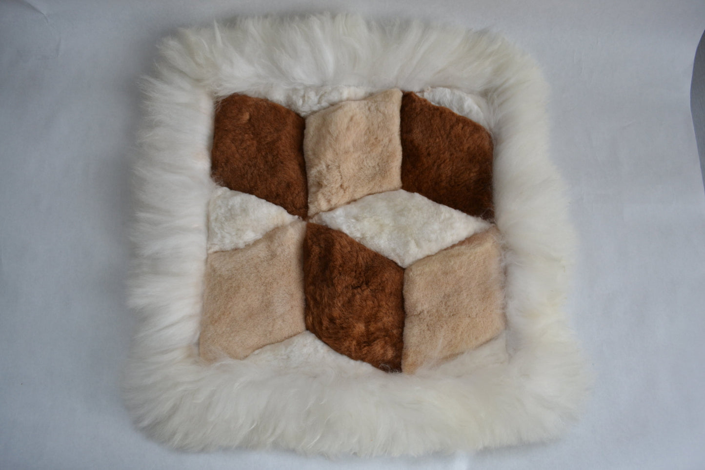 Coussin en alpaga