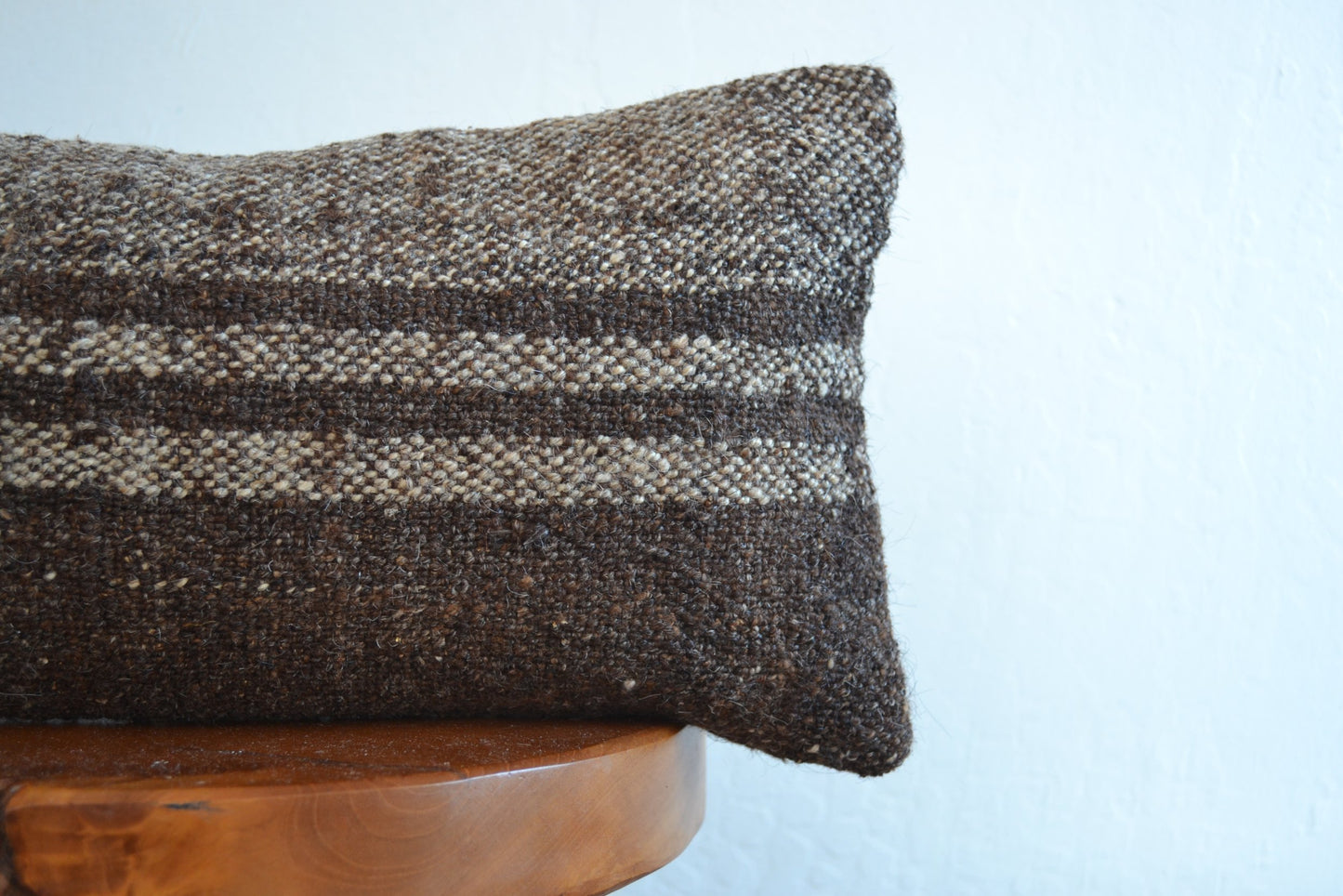Almohada lumbar Kilim - Negro