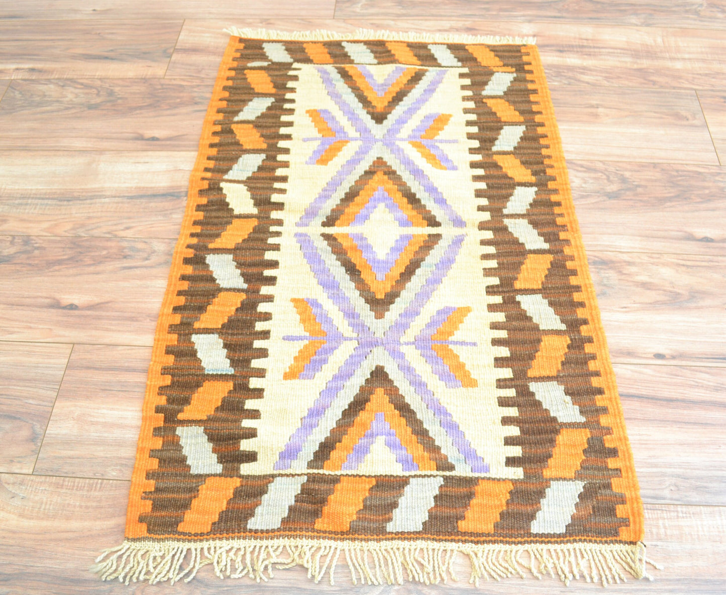 Tapis Kilim (tapis Kilim turc anatolien tissé à la main)