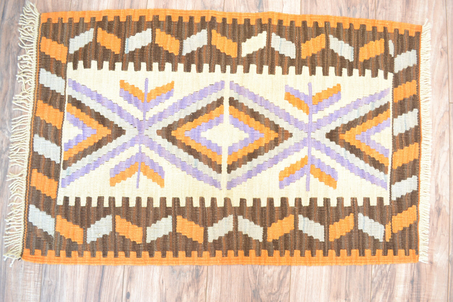 Tapis Kilim (tapis Kilim turc anatolien tissé à la main)