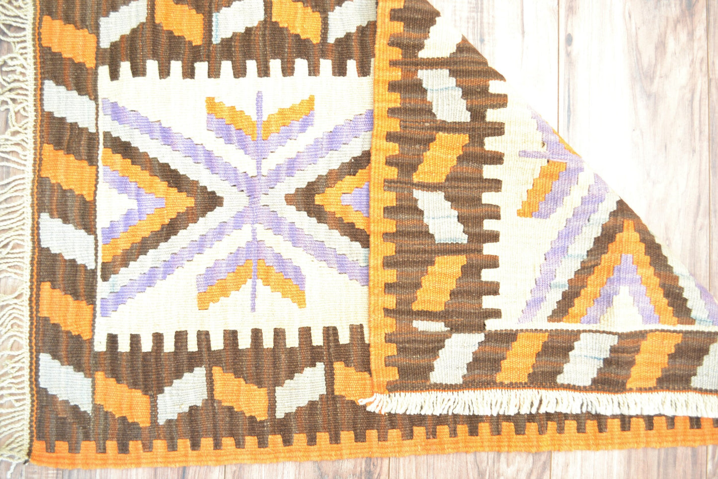 Tapis Kilim (tapis Kilim turc anatolien tissé à la main)