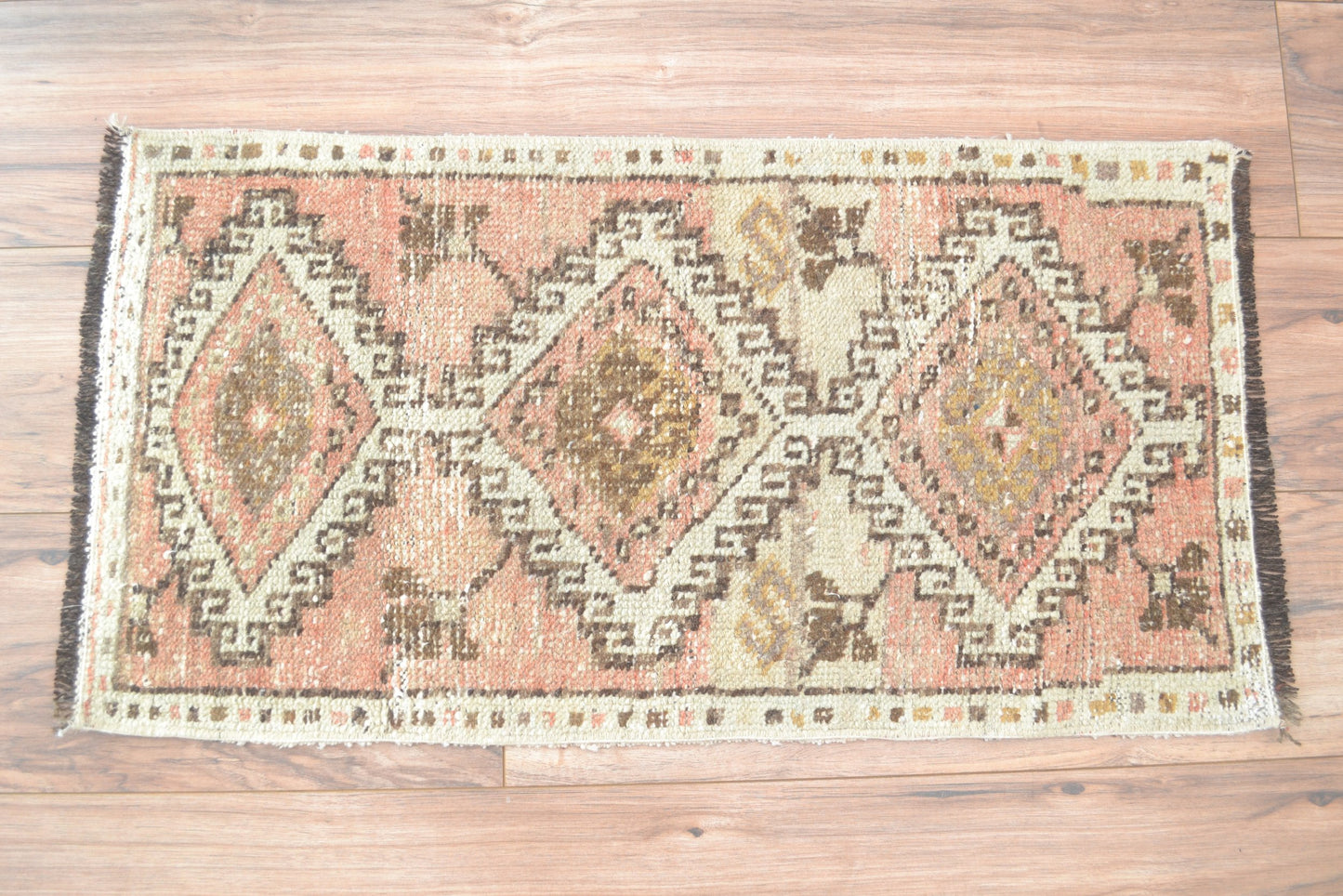 Mini alfombra turca Oushak (color apagado)