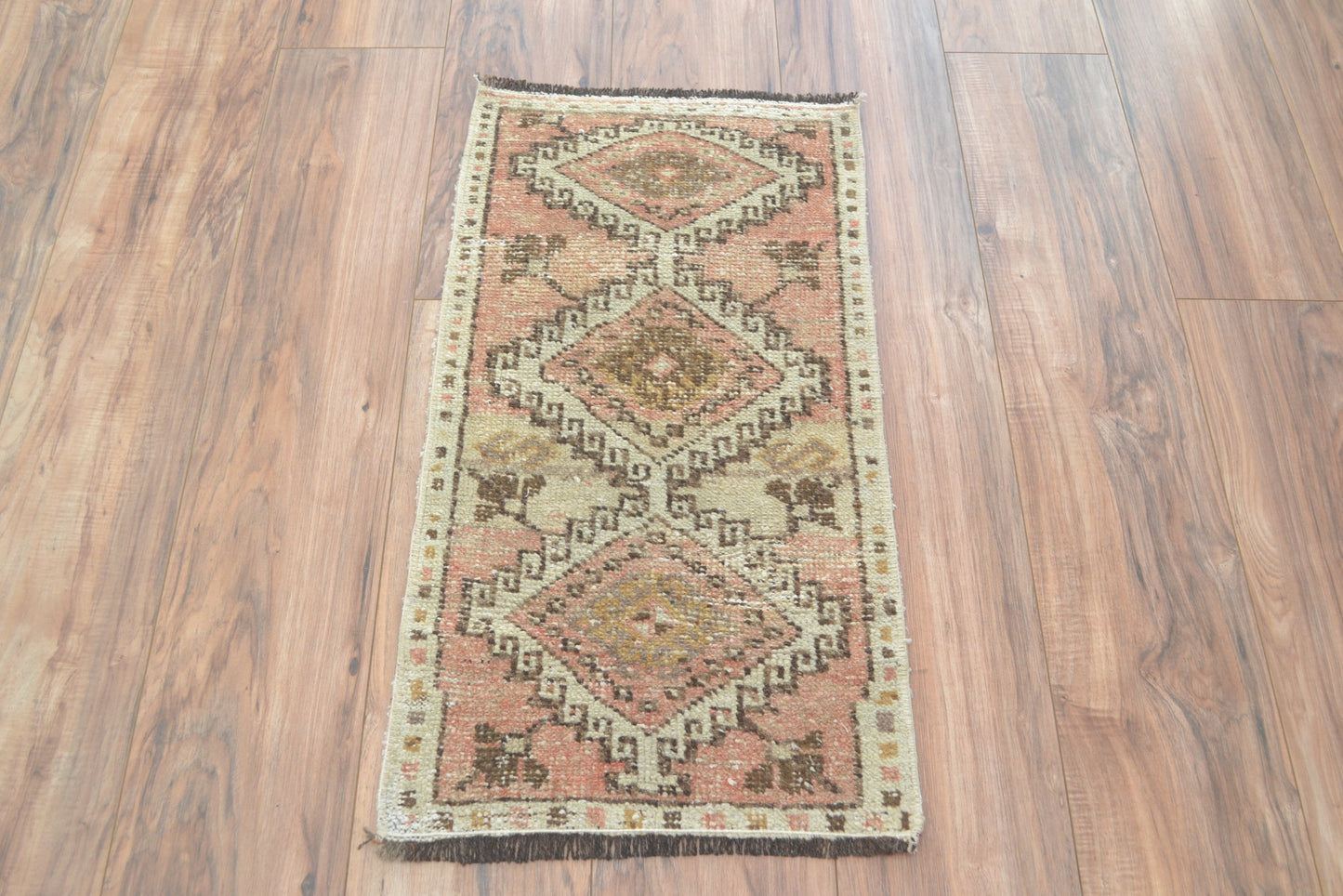 Mini alfombra turca Oushak (color apagado)