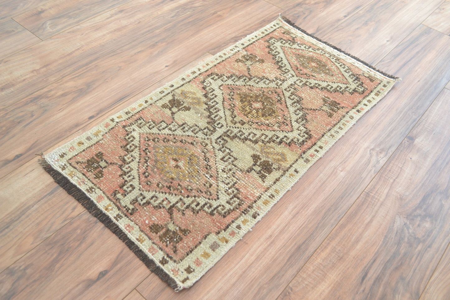 Mini alfombra turca Oushak (color apagado)