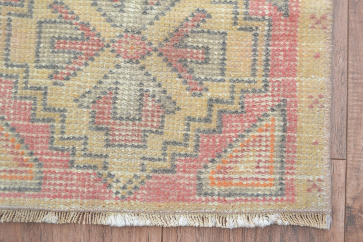 Mini alfombra turca Oushak (melocotón)