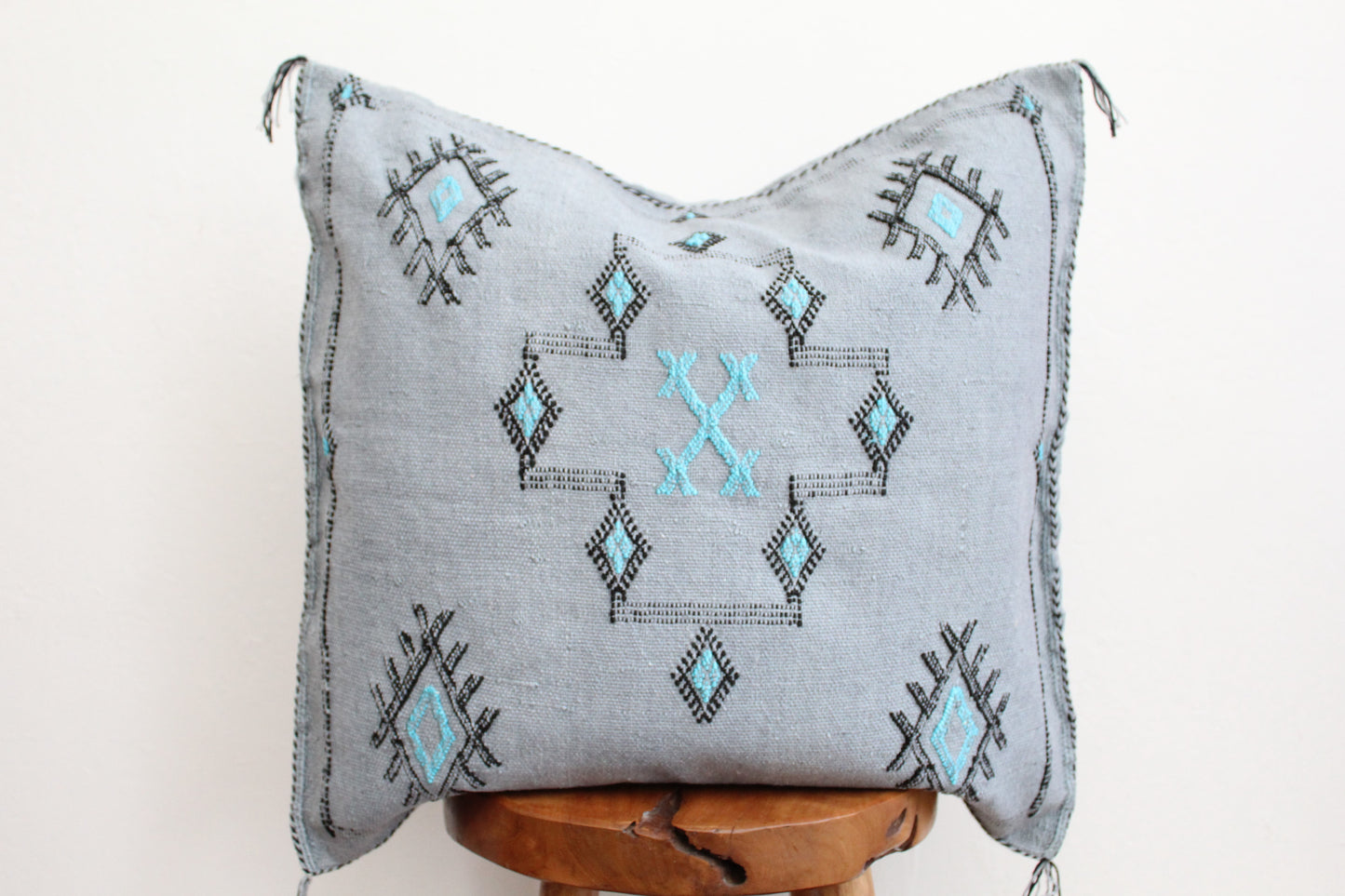 Sabra Silk Pillow - Marine