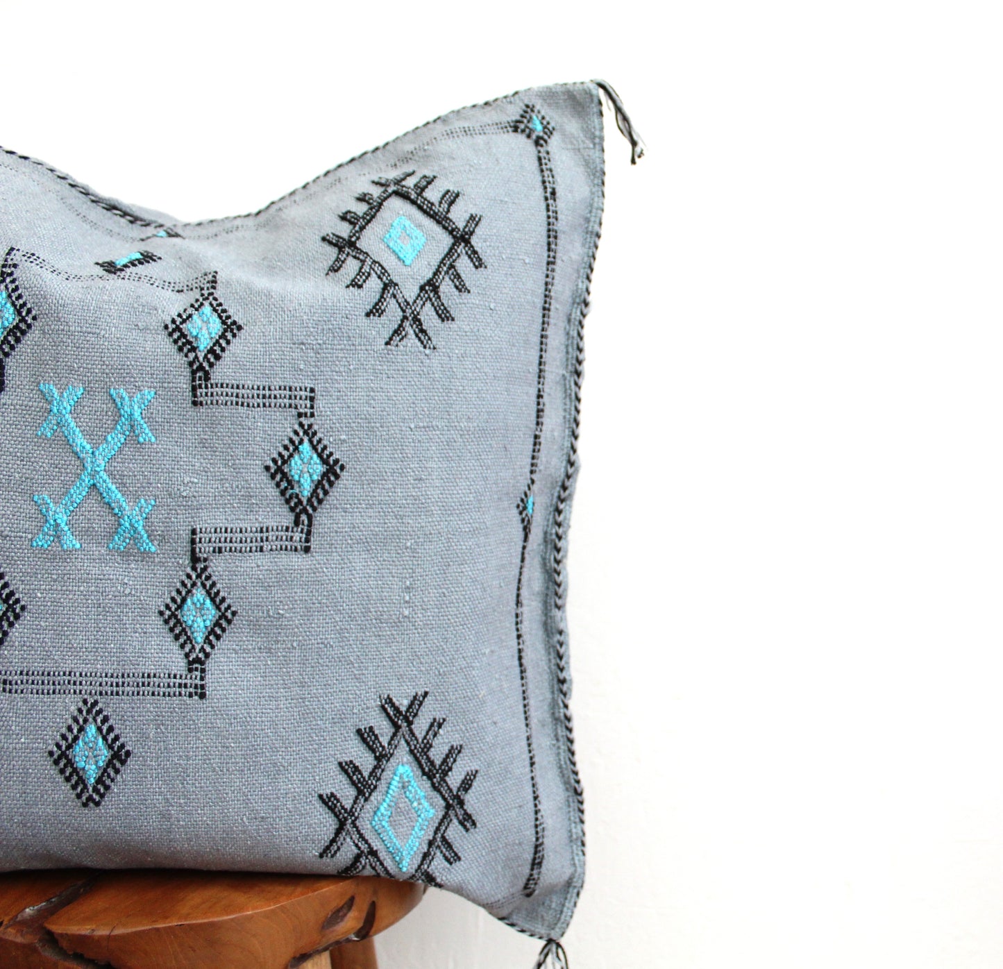 Sabra Silk Pillow - Marine