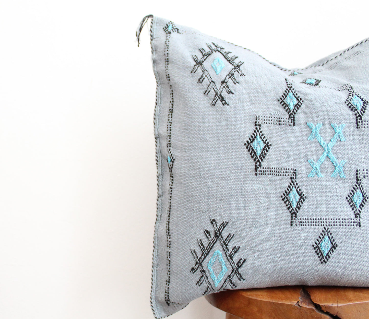 Sabra Silk Pillow - Marine