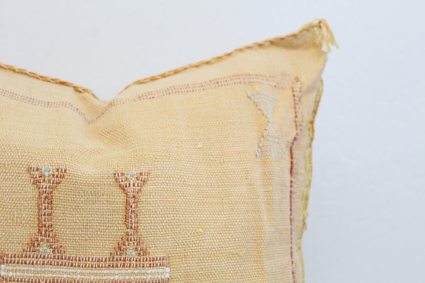 Sabra Silk Pillow - Canary Yellow