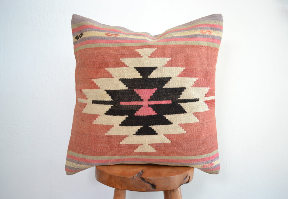 Kilim Pillow - Aztec