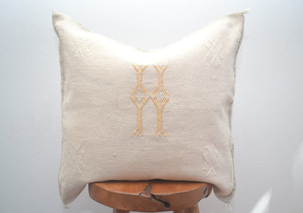 Sabra Silk Pillow - Pure