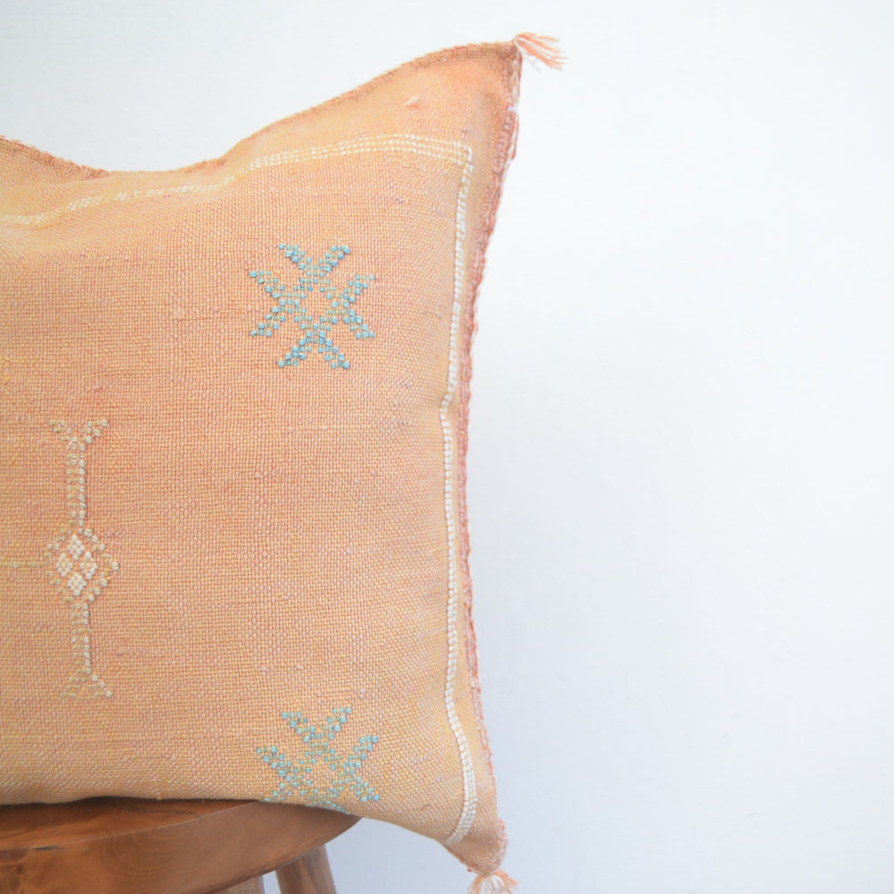 
                      
                        Sabra Silk Pillow - Peach
                      
                    