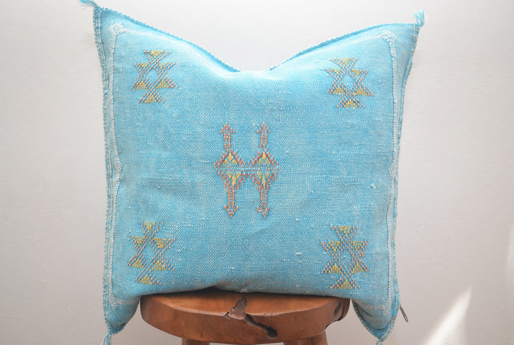 Sabra Silk Pillow - Artic