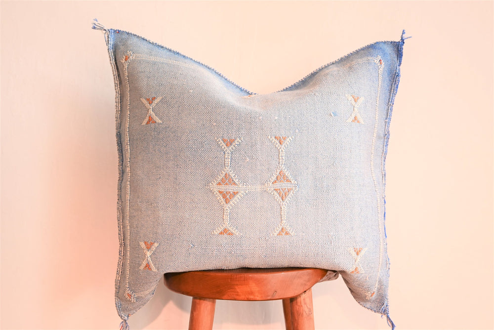 Sabra Silk Pillow - Jeans