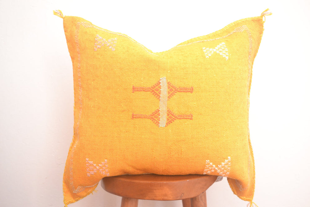 Sabra Silk Pillow - Starburst