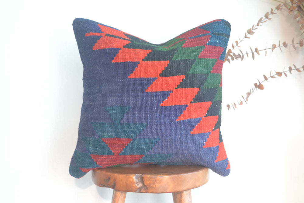 Kilim Pillow - Blues