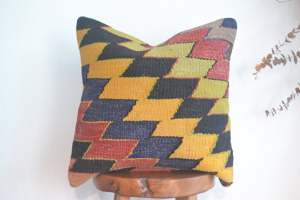 Kilim Pillow - Rainbow