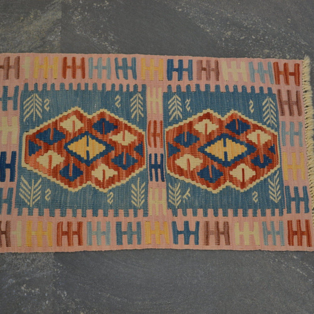 
                      
                        Kilim Rug (Turkish Anatolian Hand Woven Kilim Rug
                      
                    