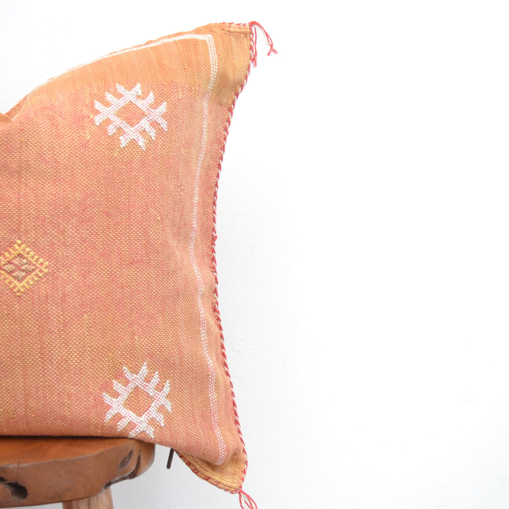 
                      
                        Sabra Silk Pillow - Ochre
                      
                    