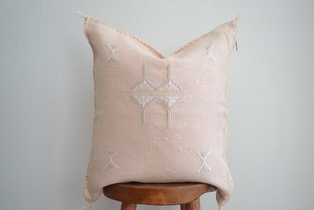 Sabra Silk Pillow - Pink