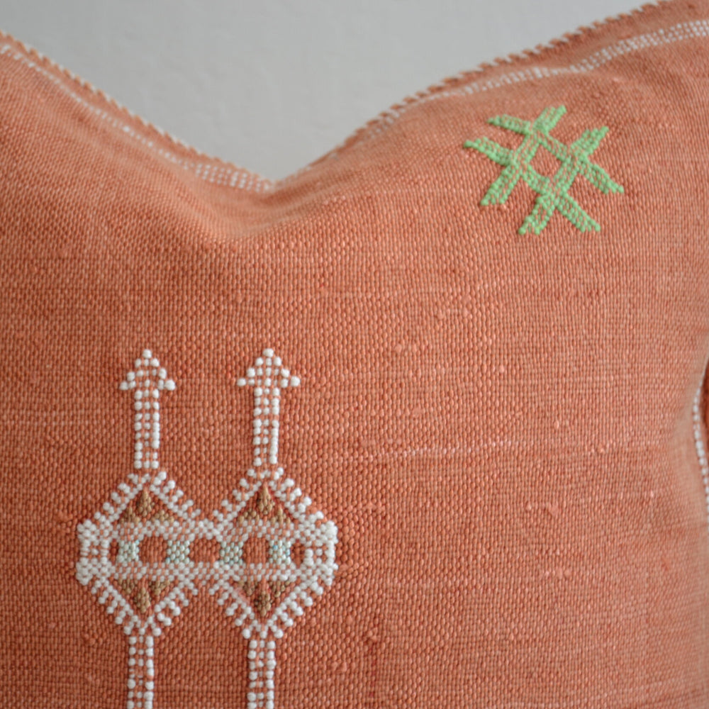 
                      
                        Sabra Silk Pillow - Rust Twin
                      
                    