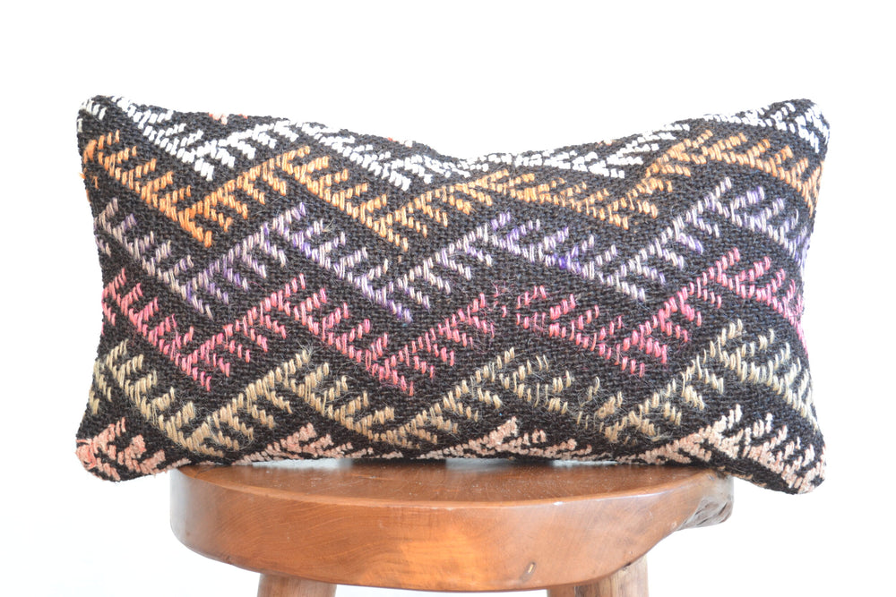 Kilim Pillow Lumbar - Waves