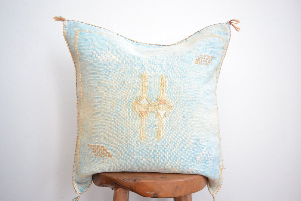 Sabra Silk Pillow - Jeans