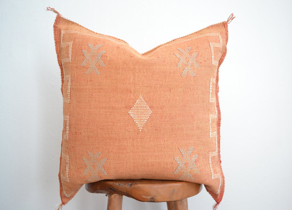 Sabra Silk Pillow - Maze