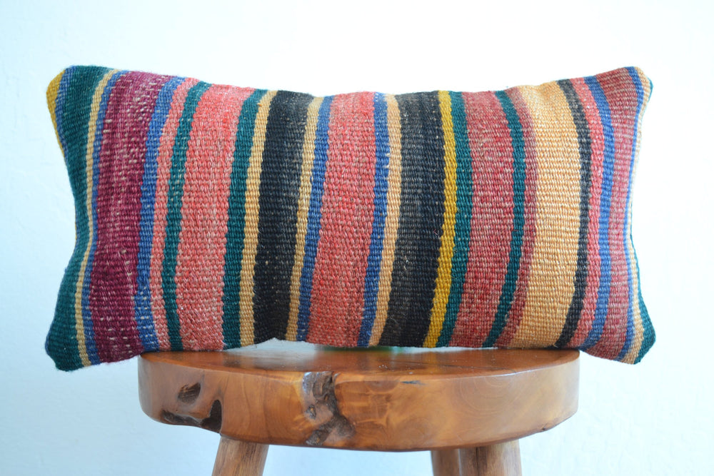 Kilim Pillow Lumbar - Colors