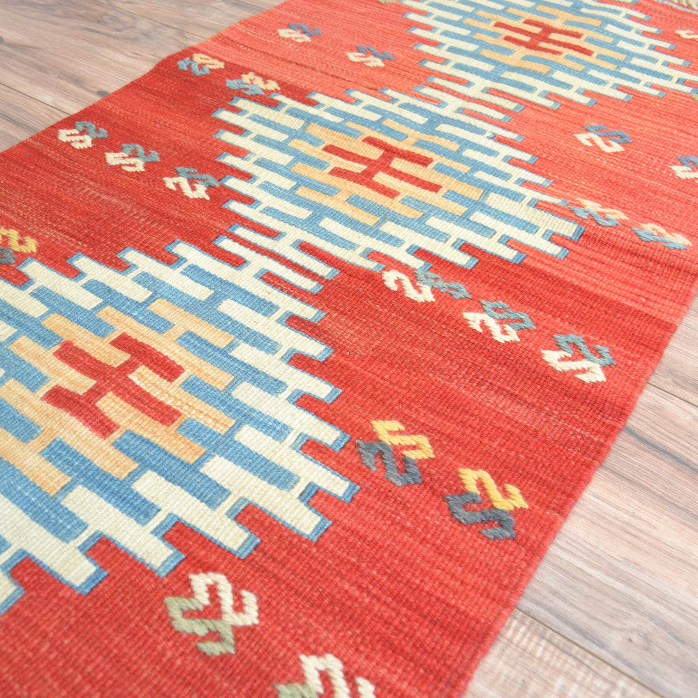 
                      
                        Kilim Rug (Turkish Anatolian Hand Woven Kilim Rug)
                      
                    