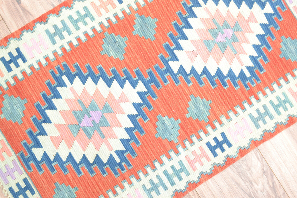 Kilim Rug (Turkish Anatolian Hand Woven Kilim Rug)