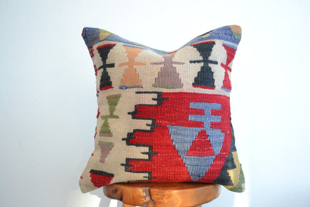 Kilim Pillow - Blueish