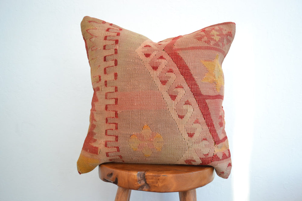 Kilim Pillow - Rust