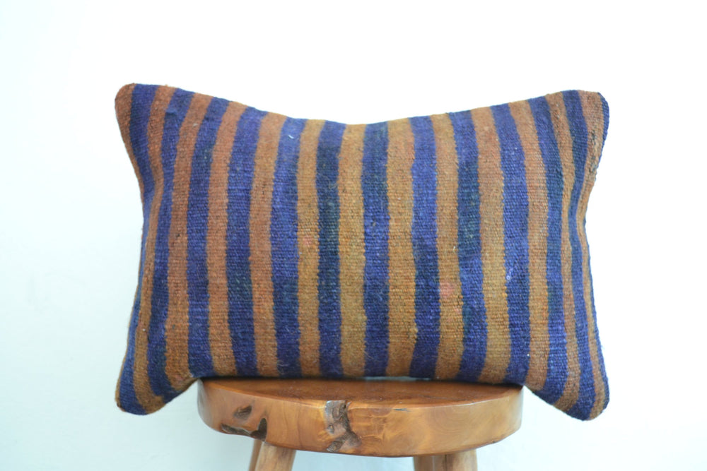 Kilim Pillow Lumbar - Stripes