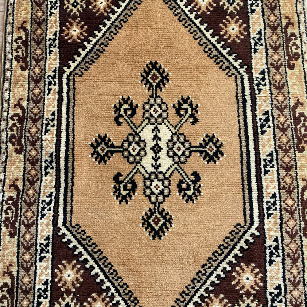 
                      
                        Moroccan Rug "Ochre" 2'4"x 10'4"
                      
                    