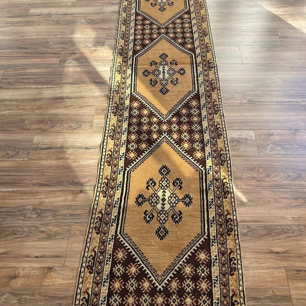 
                      
                        Moroccan Rug "Ochre" 2'4"x 10'4"
                      
                    