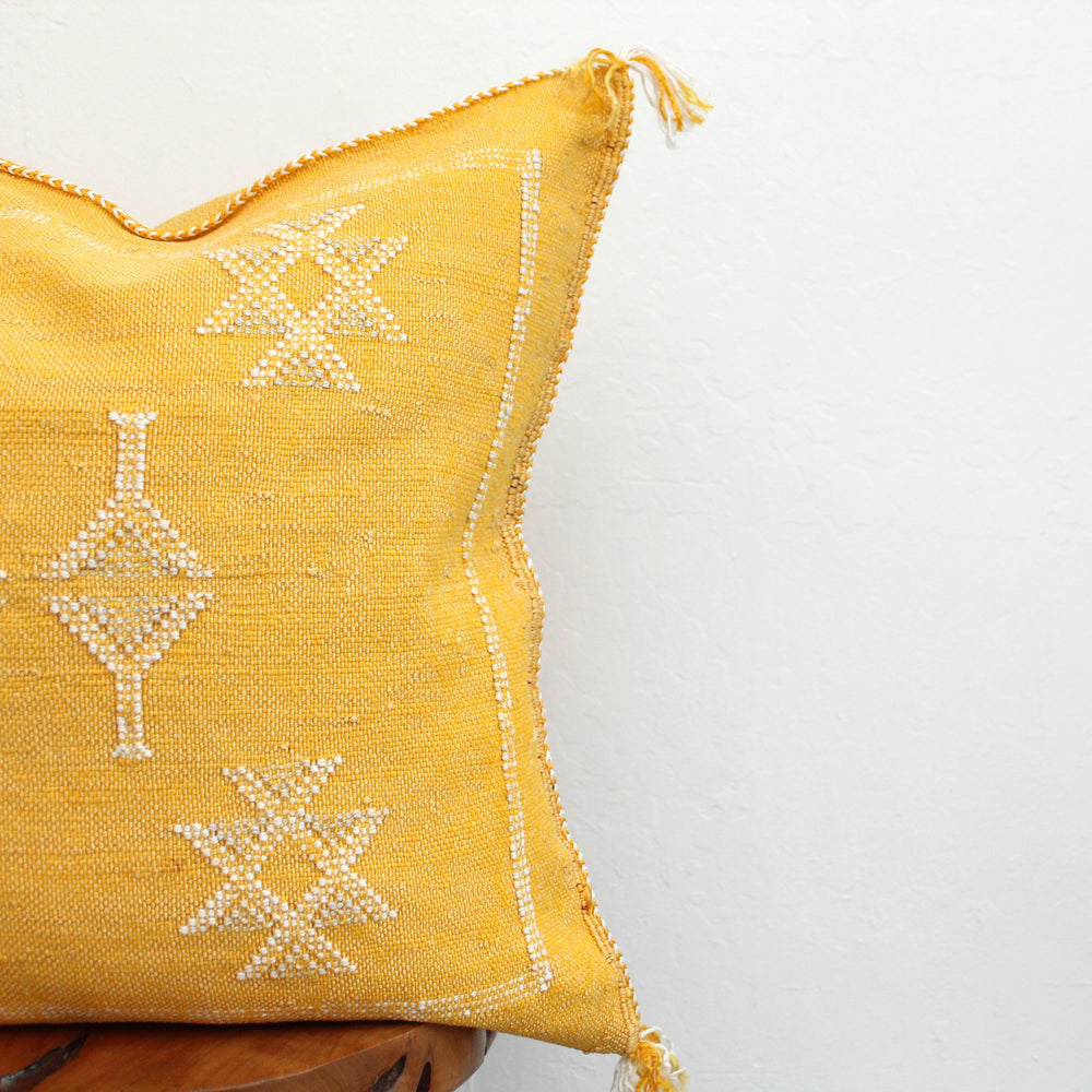 
                      
                        Sabra Silk Pillow - Citrine
                      
                    