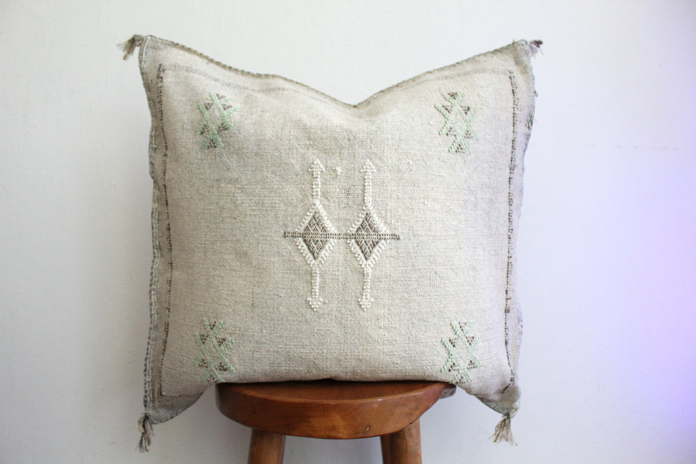 Sabra Silk Pillow - Texture